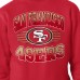 San Francisco 49ers Starter Scarlet Team Grit Graphic Fleece Pullover Sweatshirt