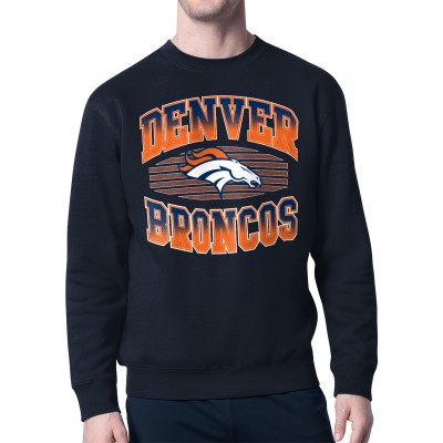 Кофта Denver Broncos Starter Navy Team Grit Graphic Fleece