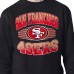 San Francisco 49ers Starter Black Team Grit Graphic Fleece Pullover Sweatshirt