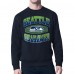 Seattle Seahawks Starter College Navy Team Grit Graphic Fleece Pullover Sweatshirt Seattle Seahawks Starter College Navy Team Grit Graphic Fleece Pullover Sweatshirt