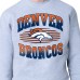 Кофта Denver Broncos Starter Heather Gray Team Grit Graphic Fleece