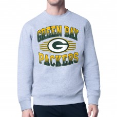 Кофта Green Bay Packers Starter Heather Gray Team Grit Graphic Fleece