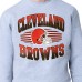 Кофта Cleveland Browns Starter Heather Gray Team Grit Graphic Fleece