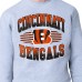 Cincinnati Bengals Starter Heather Gray Team Grit Graphic Fleece Pullover Sweatshirt