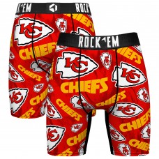 Kansas City Chiefs Rock Em Socks Logo Boxer Briefs Kansas City Chiefs Rock Em Socks Logo Boxer Briefs