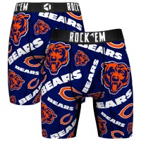 Chicago Bears Rock Em Socks Logo Boxer Briefs