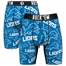 Detroit Lions Rock Em Socks Logo Boxer Briefs Detroit Lions Rock Em Socks Logo Boxer Briefs