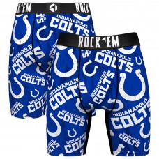 Indianapolis Colts Rock Em Socks Logo Boxer Briefs Indianapolis Colts Rock Em Socks Logo Boxer Briefs