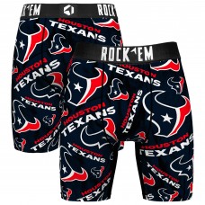 Houston Texans Rock Em Socks Logo Boxer Briefs Houston Texans Rock Em Socks Logo Boxer Briefs