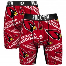 Arizona Cardinals Rock Em Socks Logo Boxer Briefs Arizona Cardinals Rock Em Socks Logo Boxer Briefs