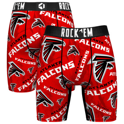Боксеры Atlanta Falcons Rock Em Socks Red Logo