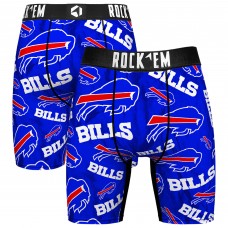 Buffalo Bills Rock Em Socks Logo Boxer Briefs Buffalo Bills Rock Em Socks Logo Boxer Briefs