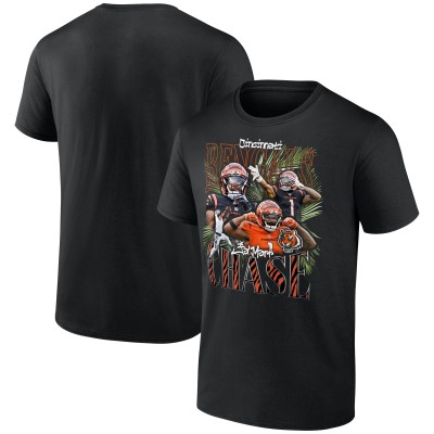 Cincinnati Bengals JaMarr Chase Black Notorious Graphic T-Shirt