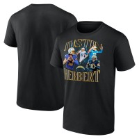 Los Angeles Chargers Justin Herbert Black Notorious Graphic T-Shirt