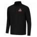 Cincinnati Bengals Antigua Black Streak Intent Quarter-Zip Pullover