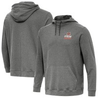 Cincinnati Bengals Antigua Heather Black Streak Cloud Pullover Hoodie