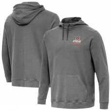 Cincinnati Bengals Antigua Heather Black Streak Cloud Pullover Hoodie