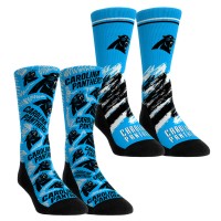 Unisex Carolina Panthers Rock Em Socks Throwback Two-Pack Crew Socks Set