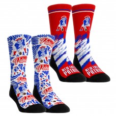 Unisex New England Patriots Rock Em Socks Throwback Two-Pack Crew Socks Set