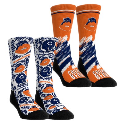 Подростковая Chicago Bears Rock Em Socks Throwback Two-Pack Crew Socks Set