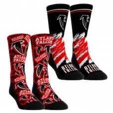 Подростковая Atlanta Falcons Rock Em Socks Throwback Two-Pack Crew Socks Set Подростковая Atlanta Falcons Rock Em Socks Throwback Two-Pack Crew Socks Set