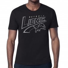 Футболка Detroit Lions Starter Black Modern Tailsweep Graphic
