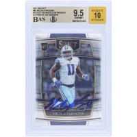 Micah Parsons Dallas Cowboys Autographed 2021 Panini Select Concourse #85 Beckett Fanatics Witnessed Authenticated 9.5/10 Rookie Card