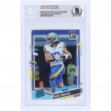 Puka Nacua Los Angeles Rams Autographed 2023 Panini Donruss Optic #238 Beckett Fanatics Witnessed Authenticated Rookie Card Puka Nacua Los Angeles Rams Autographed 2023 Panini Donruss Optic #238 Beckett Fanatics Witnessed Authenticated Rookie Card