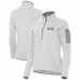 Женская Antigua Heather Gray Super Bowl LX Fortune Half-Zip Jacket