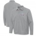 Antigua Gray Super Bowl LX Pivot Full-Zip Jacket Antigua Gray Super Bowl LX Pivot Full-Zip Jacket