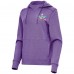 Женская Antigua Heather Purple Super Bowl LX Justice Pullover Hoodie