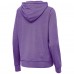 Женская Antigua Heather Purple Super Bowl LX Justice Pullover Hoodie