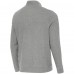 Antigua Heather Gray Super Bowl LX Subtle Quarter-Zip Top