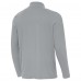 Antigua Gray Super Bowl LX Intent Quarter-Zip Top