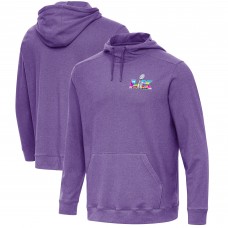 Antigua Heather Purple Super Bowl LX Cloud Pullover Hoodie Antigua Heather Purple Super Bowl LX Cloud Pullover Hoodie