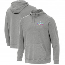 Antigua Heather Black Super Bowl LX Cloud Pullover Hoodie Antigua Heather Black Super Bowl LX Cloud Pullover Hoodie