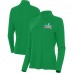 Женская Antigua Kelly Green Super Bowl LX Intent Quarter-Zip Top