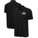 Antigua Black Super Bowl LX Western Performance Polo