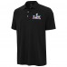 Antigua Black Super Bowl LX Western Performance Polo
