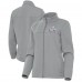 Женская Antigua Gray Super Bowl LX Links Full-Zip Golf Jacket