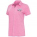 Женская Antigua Pink Super Bowl LX Layout V-Neck Polo
