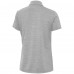 Женская Antigua Heather Gray Super Bowl LX Layout V-Neck Polo