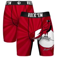 Arizona Cardinals Rock Em Socks Throwback Swirl Boxer Briefs