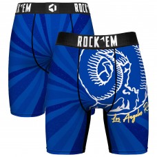 Los Angeles Rams Rock Em Socks Throwback Swirl Boxer Briefs Los Angeles Rams Rock Em Socks Throwback Swirl Boxer Briefs