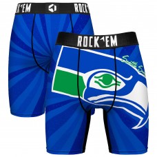 Seattle Seahawks Rock Em Socks Throwback Swirl Boxer Briefs Seattle Seahawks Rock Em Socks Throwback Swirl Boxer Briefs
