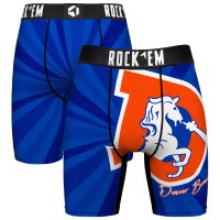 Denver Broncos Rock Em Socks Throwback Swirl Boxer Briefs