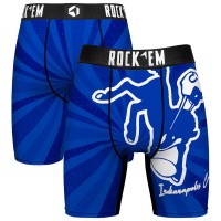 Indianapolis Colts Rock Em Socks Throwback Swirl Boxer Briefs