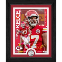 Kansas City Chiefs Travis Kelce Highland Mint 13 x 16 Silver Coin Photo Mint