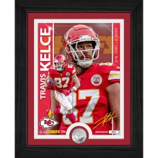 Kansas City Chiefs Travis Kelce Highland Mint 13 x 16 Silver Coin Photo Mint