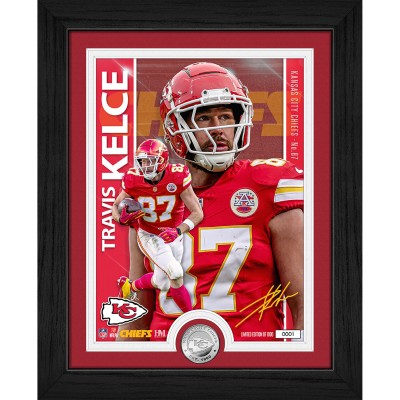 Kansas City Chiefs Travis Kelce Highland Mint 13 x 16 Silver Coin Photo Mint